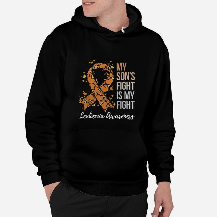 My Sons Fight Is My Fight Leukemia Awareness Hoodie