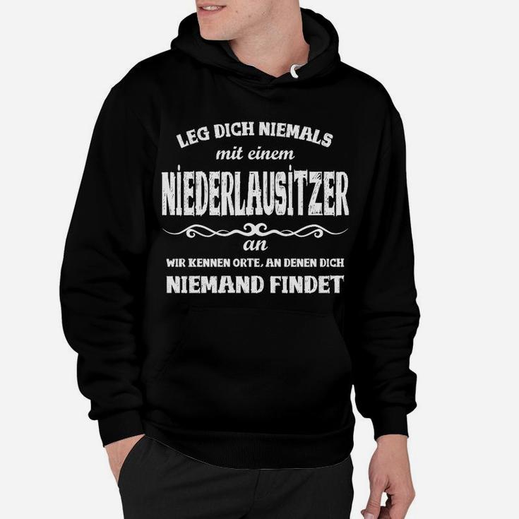 Niederlausitz Hoodie mit Spruch, Witziges Oberteil Niederlausitzer Herausforderung