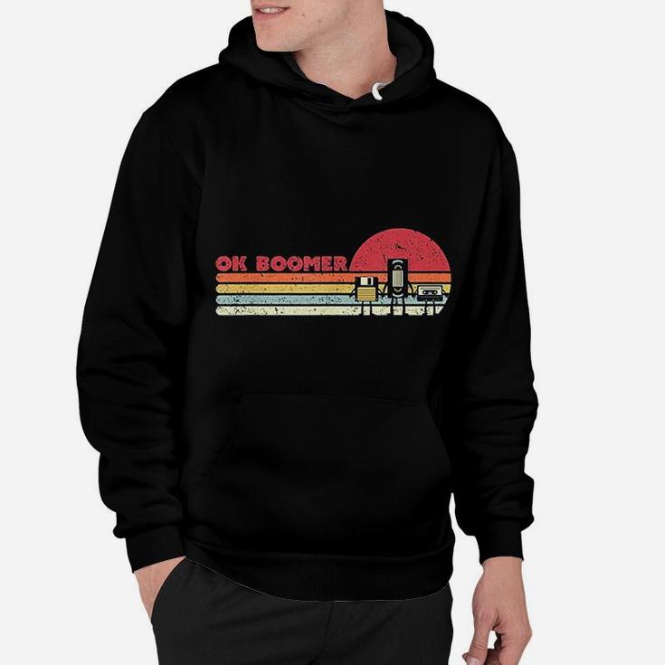 Ok Boomer Funny Ironic Old Technology Hoodie