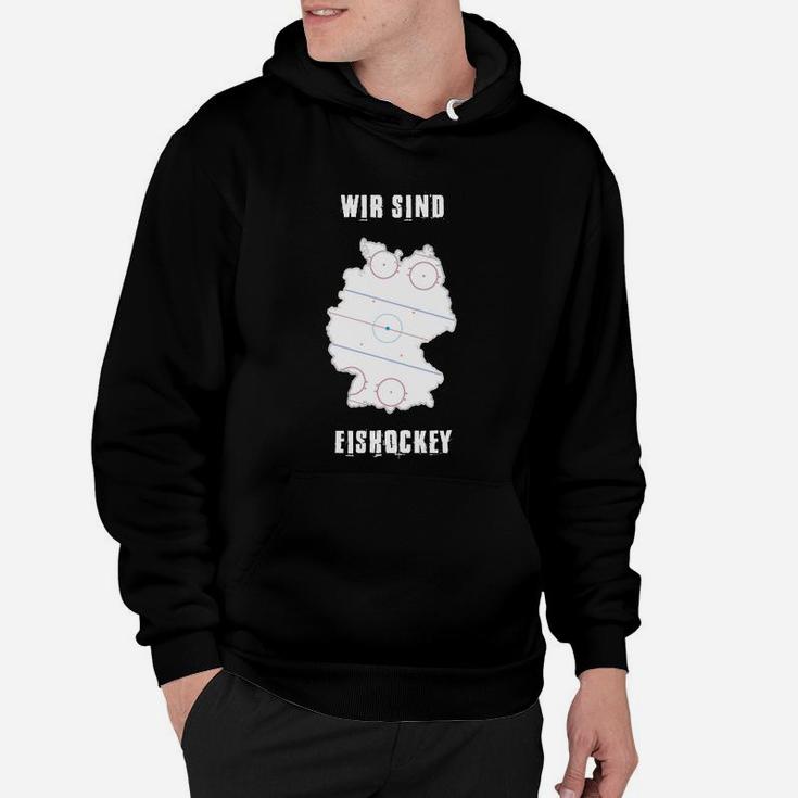 Olympia Silber Wir Sind Eishockey Hoodie