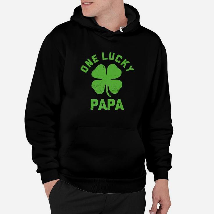 One Lucky Papa Vintage St Patrick Day Gif Hoodie