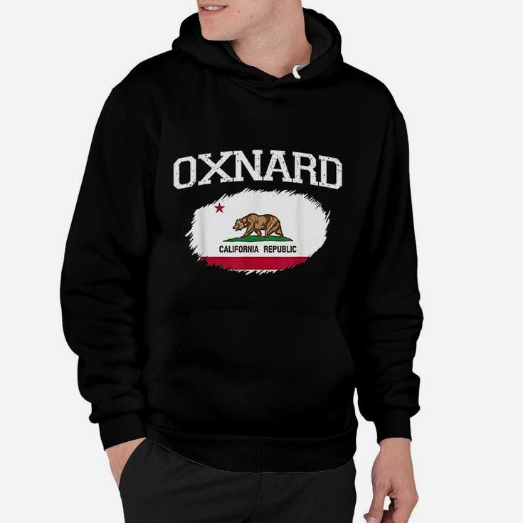 Oxnard Ca California Flag Vintage Usa Sports Hoodie