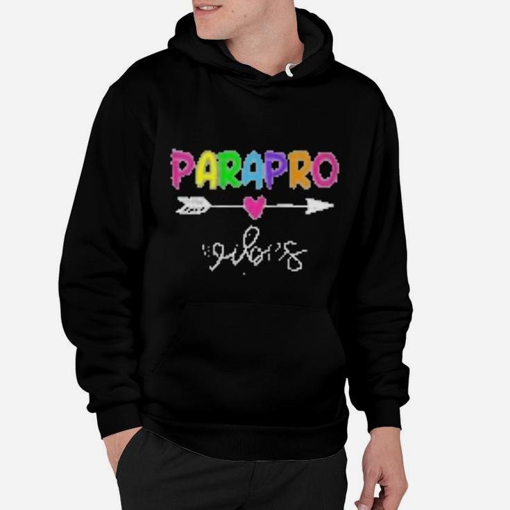 Paraprofessional Vibes Teacher Assistant School Gift Hoodie