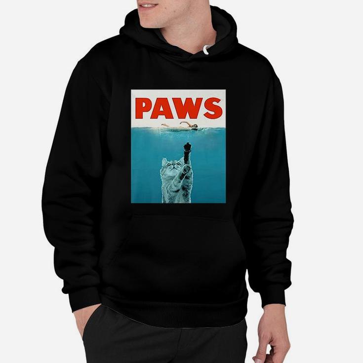 Paws Kitten Meow Parody Funny Cat Lover Gifts Hoodie