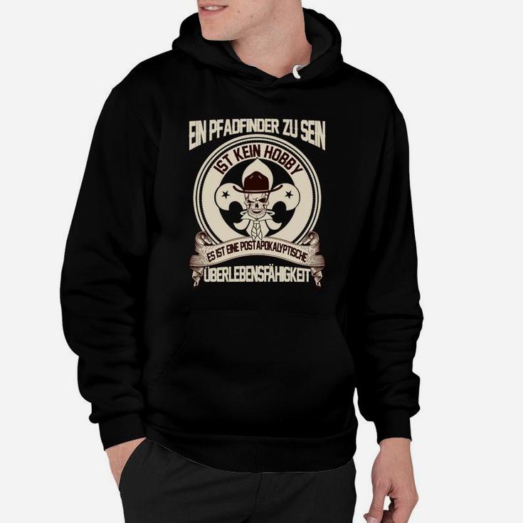 Pfadfinder Hoodie mit Schädel: Überlebensfähigkeit Motiv