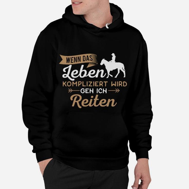 Pferd Pferde Reiten Reiter Reiterin 2 Hoodie