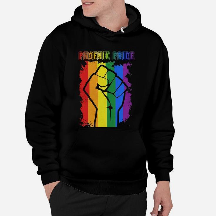 Phoenix Pride Lgbt Rainbow Flag Hoodie