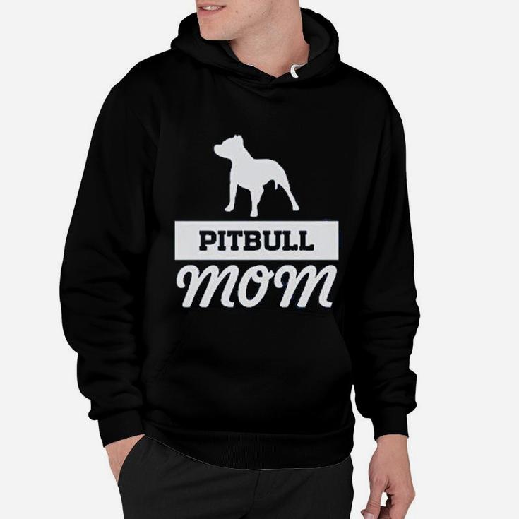 Pitbull Mom Dog Moms Hoodie