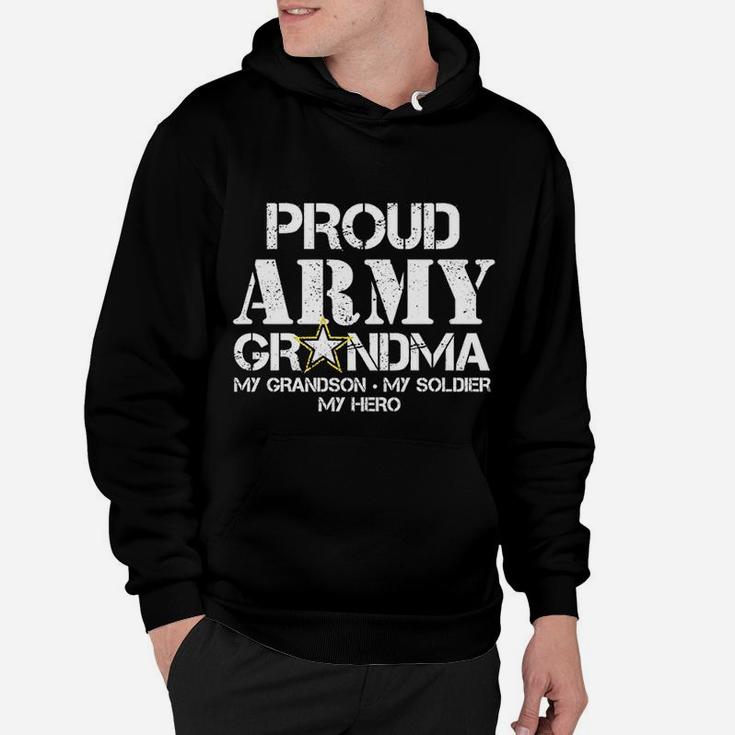 Proud Army Grandma Military Grandma My Soldier Hoodie
