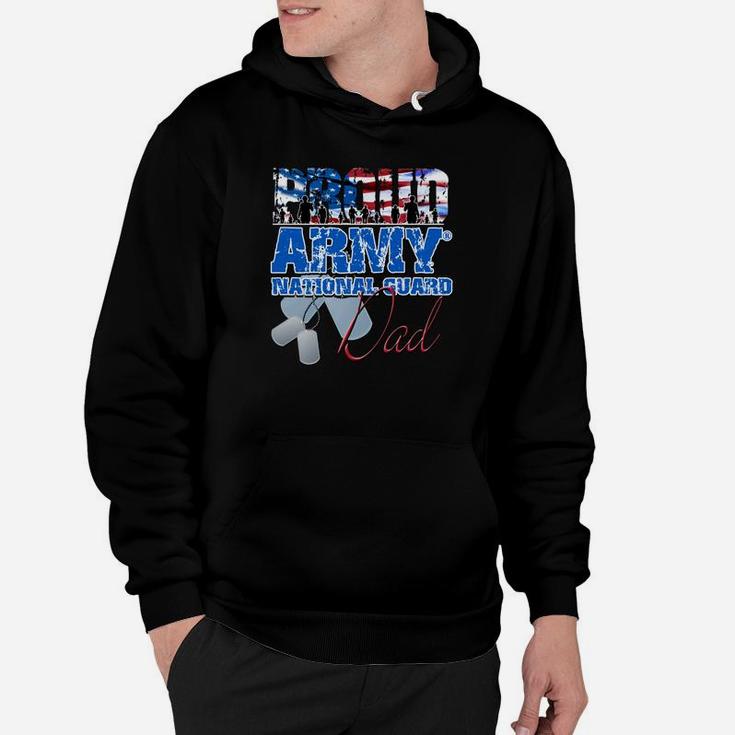 Proud Army National Guard Dad Usa Flag Fathers Day Shirt Hoodie