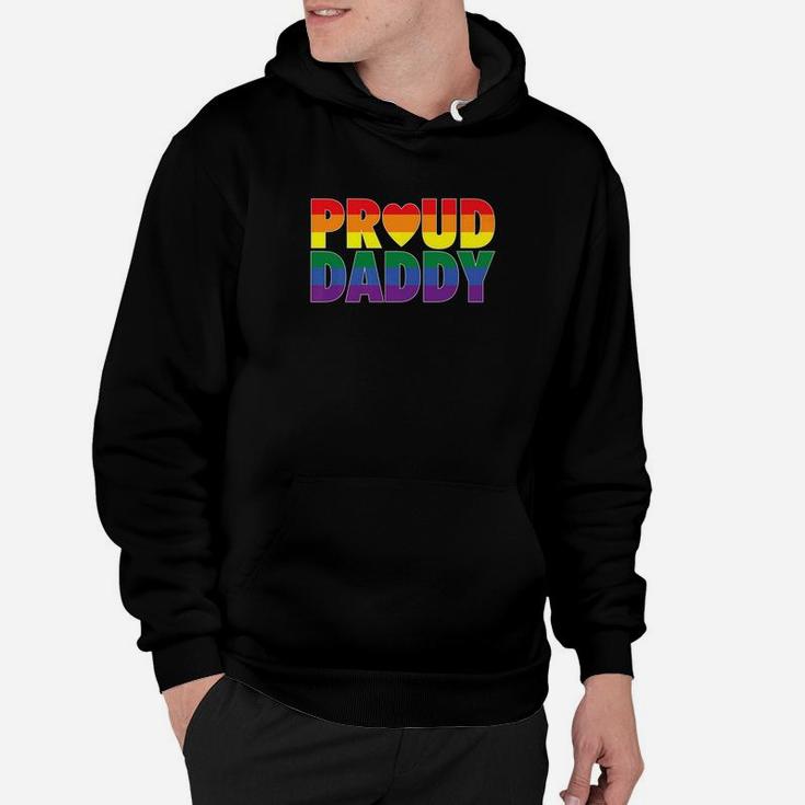 Proud Daddy Lgbt Parent Gay Pride Fathers Day Premium Hoodie