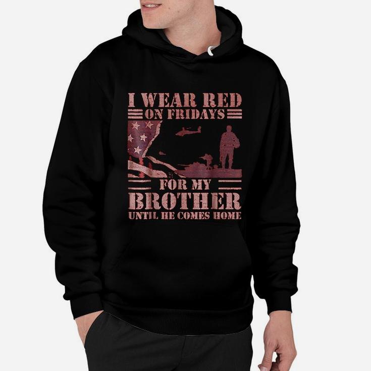 Red Friday Brother Remember Everyone Deployed Hoodie