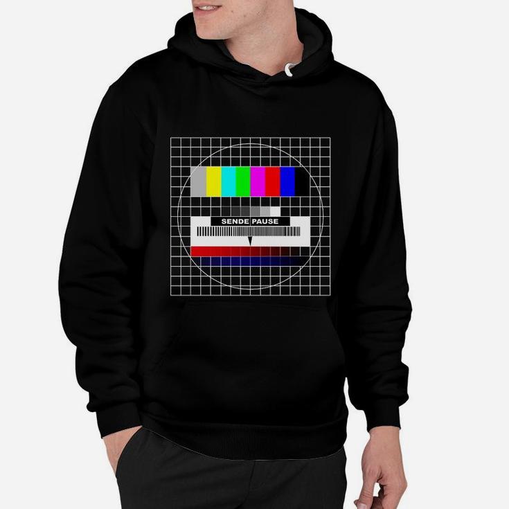 Retro TV-Testbild Hoodie Sendepause Design für Vintage-Fans