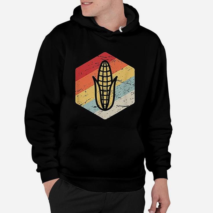 Retro Vintage Midwest Ear Of Corn Gift For Corn Farmers Hoodie