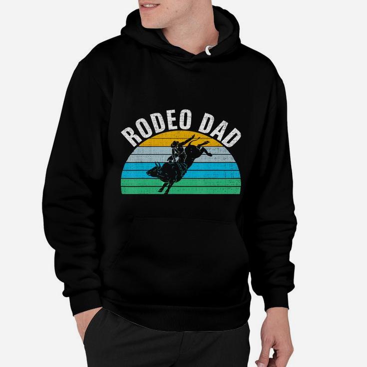 Retro Vintage Rodeo Dad Funny Bull Rider Father's Day Gift T-shirt Hoodie