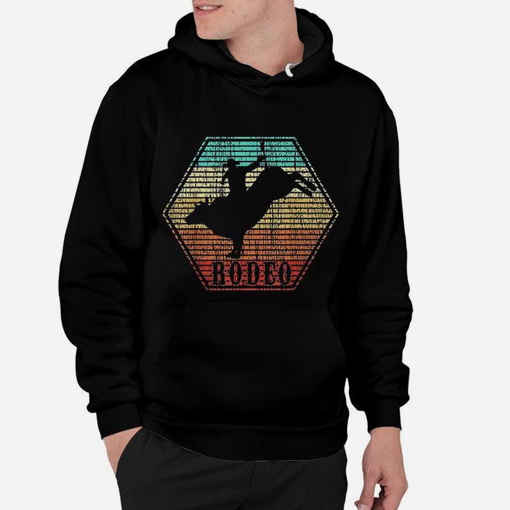 Rodeo Bull Riding Vintage Cowboy Gift Hoodie