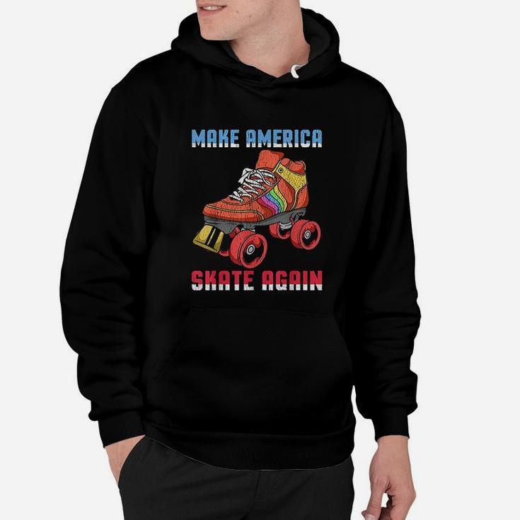 Rollerskates Vintage Roller Skating Disco Hoodie