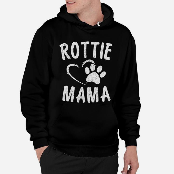 Rottie Mama Gift Dog Lover Apparel Pet Owner Rottweiler Mom Hoodie