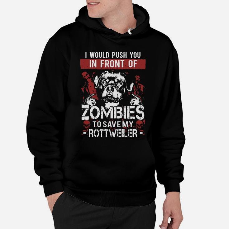 Rottweiler Shirt - Zombies Rottweiler Shirt Hoodie
