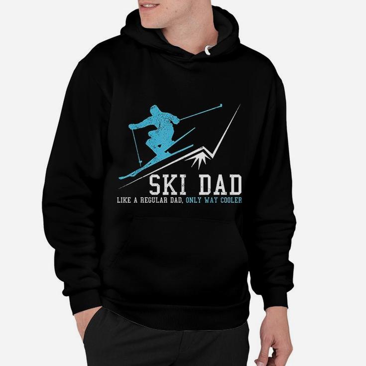 Ski Dad Funny Winter Sports Skiing Father Hoodie