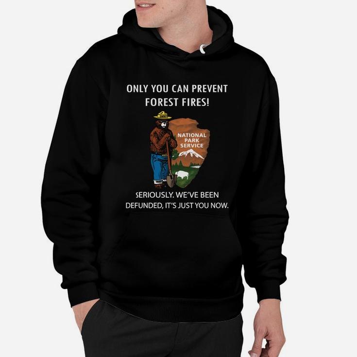Smokey Bear Only You Can Prevent Forest Fires Vintage Hoodie