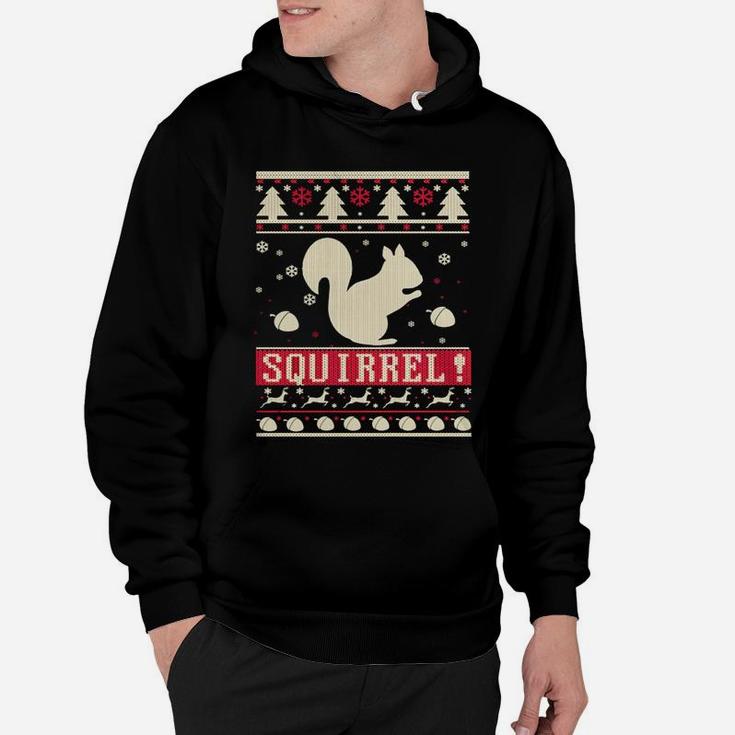Squirrel Ugly Christmas Sweatshirt Hoodie