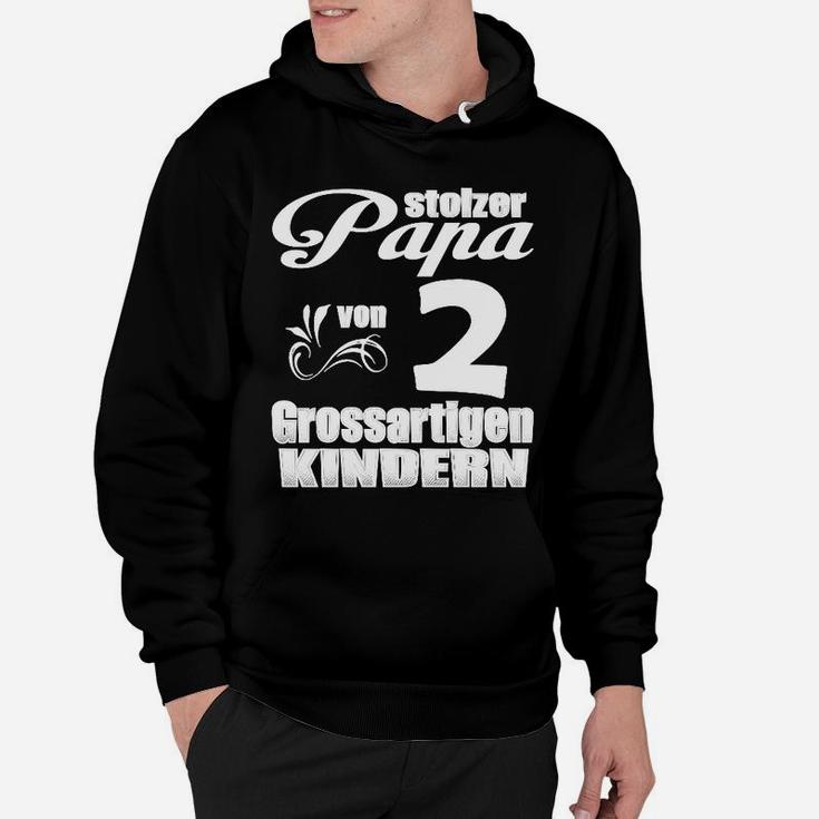 Stolzer Papa von 2 großartigen Kindern Hoodie, Herrliches Vatertagsgeschenk