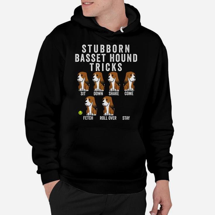 Stubborn Basset Hound Tricks Funny Dog Gift Hoodie