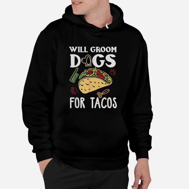 Taco Lover Dog Grooming Gifts Hoodie
