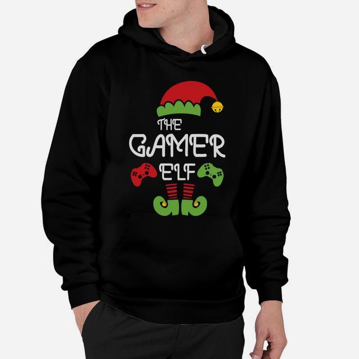 The Gamer Elf Family Matching Christmas Gift Ideas Hoodie