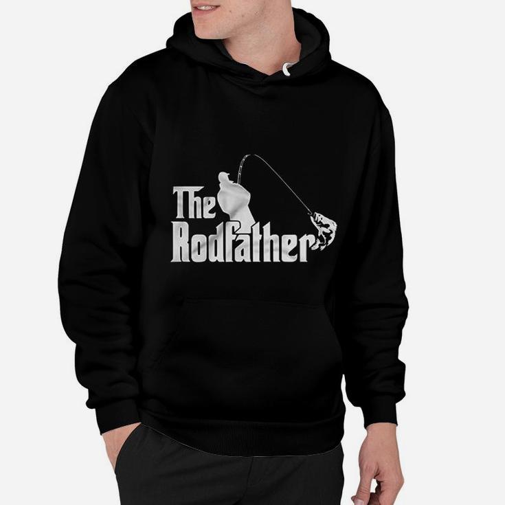 The Rodfather Godfather Parody Funny Retirement Fishing Humor Funny Fisherman Hoodie