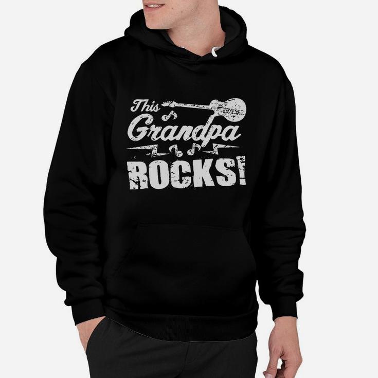 This Grandpa Rocks Hoodie - Seseable