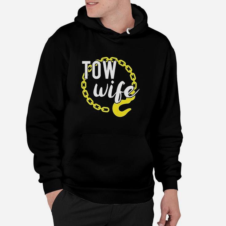 Tow Truck Driver Wife Gift For Repo Truckers Hook Design Hoodie