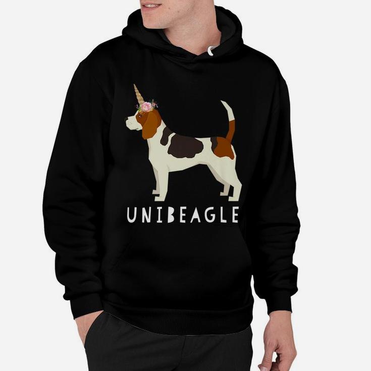 Unibeagle Funny Beagle Unicorn Dog Hoodie