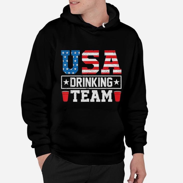 Usa Drinking Team Funny Drinking Beer Lover Gift Hoodie