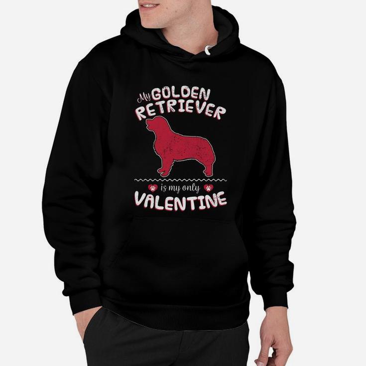 Valentine Shirt For Golden Retriever Dad Or Mom Hoodie