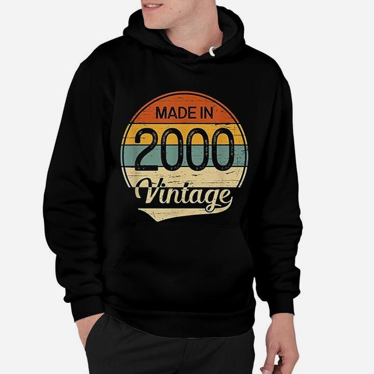 Vintage 2000 Made In 2000 22nd Birthday 22 Years Old Gift  Hoodie