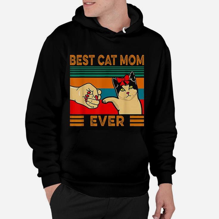 Vintage Best Cat Mom Ever Great Gifts For Mom Hoodie