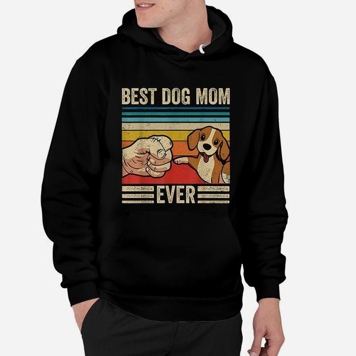 Vintage Best Dog Mom Ever Unique Gifts For Mom Hoodie