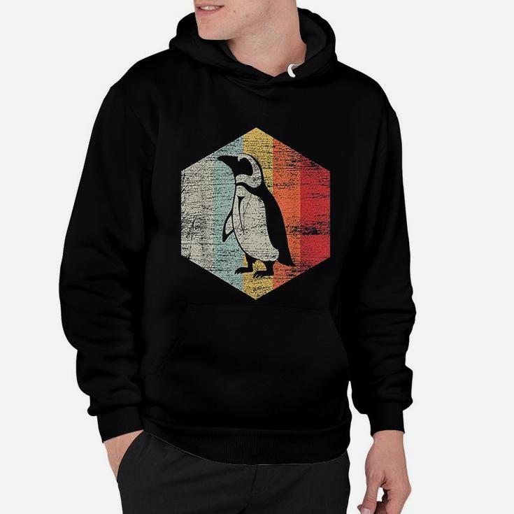 Vintage Earth Day Gifts Retro Penguin Hoodie
