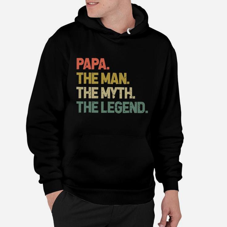 Vintage Papa The Man The Myth The Legend Hoodie