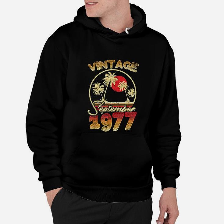 Vintage Sept 1977 Classic 44th Birthday Vacation Gift  Hoodie
