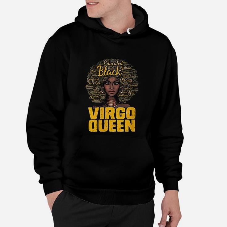 Virgo Queen Black Woman Afro African American Hoodie