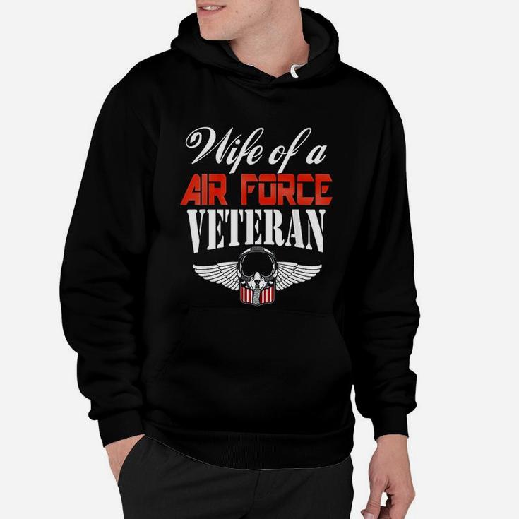 Wife Of Air Force Veteran Women Gift Hoodie