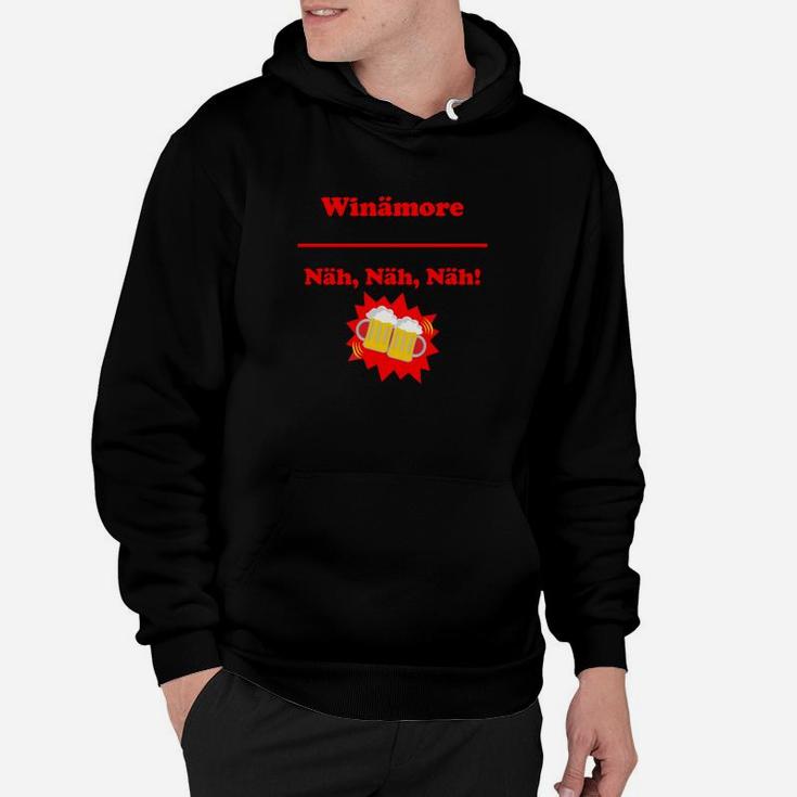 Winimore Schwarzes Hoodie mit Nah, Nah, Nah! Slogan & Comic-Explosion