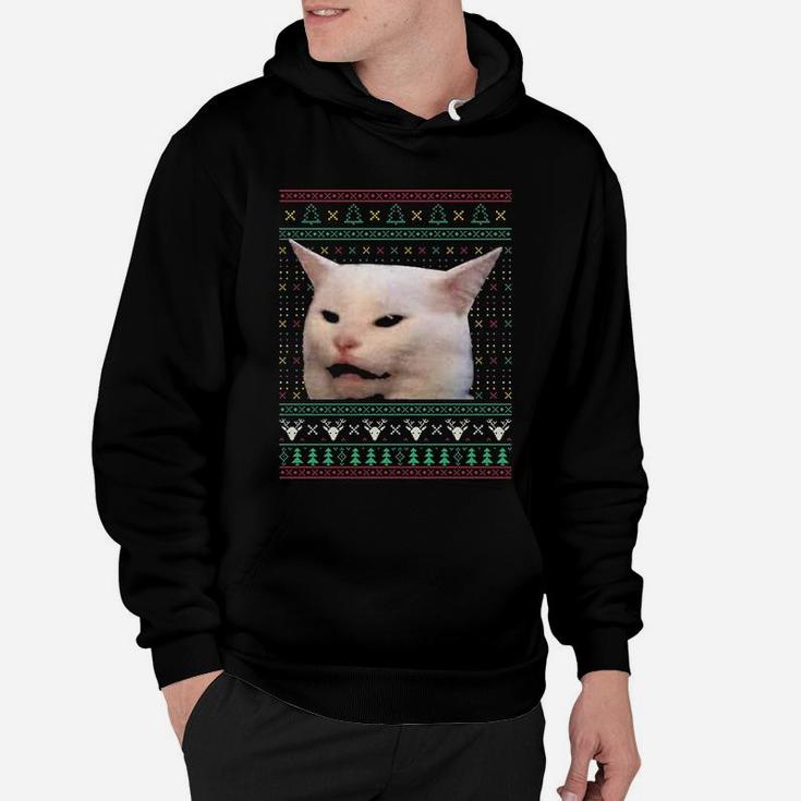 Woman Yelling At A Cat Ugly Xmas Sweaters Meme Dress Long Sleeve T-Shirt |  Seseable UK