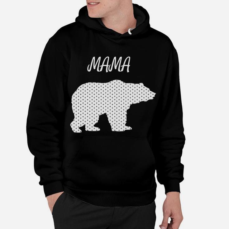 Womens Mama Bear Star Design Graphic For Mom Hoodie