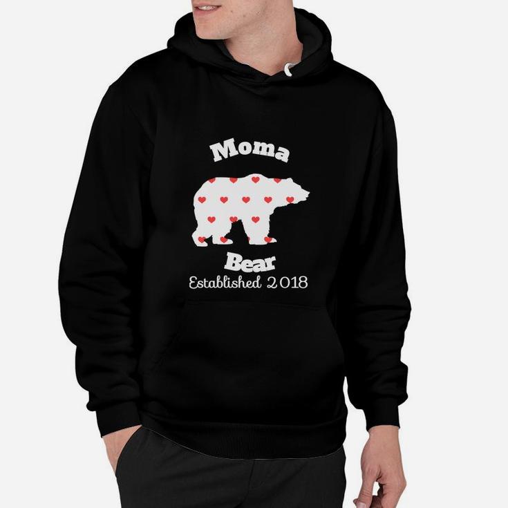 Womens Moma Bear 2018 New Mother Hoodie