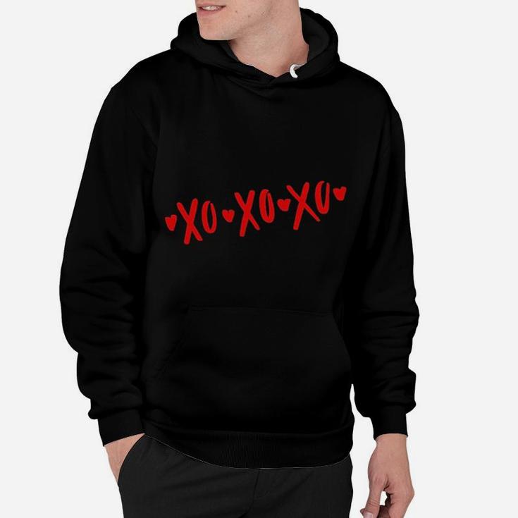 Xoxo Hearts Love Hugs Kisses Valentines Day Hoodie