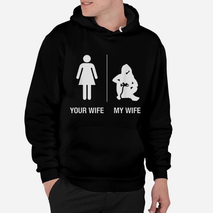 Your Wife My Wife Gamer Funny Gaming Husband Hoodie